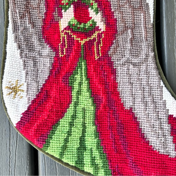 Needlepoint Christmas Stocking Personal Creations Carol - Picture 5 of 10